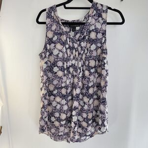 A pea in the pod sleeveless floral blouse maternity